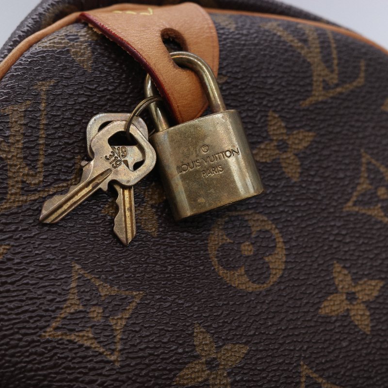 Louis Vuitton 路易威登 Speedy 老花 棕色 帆布 手提包-8