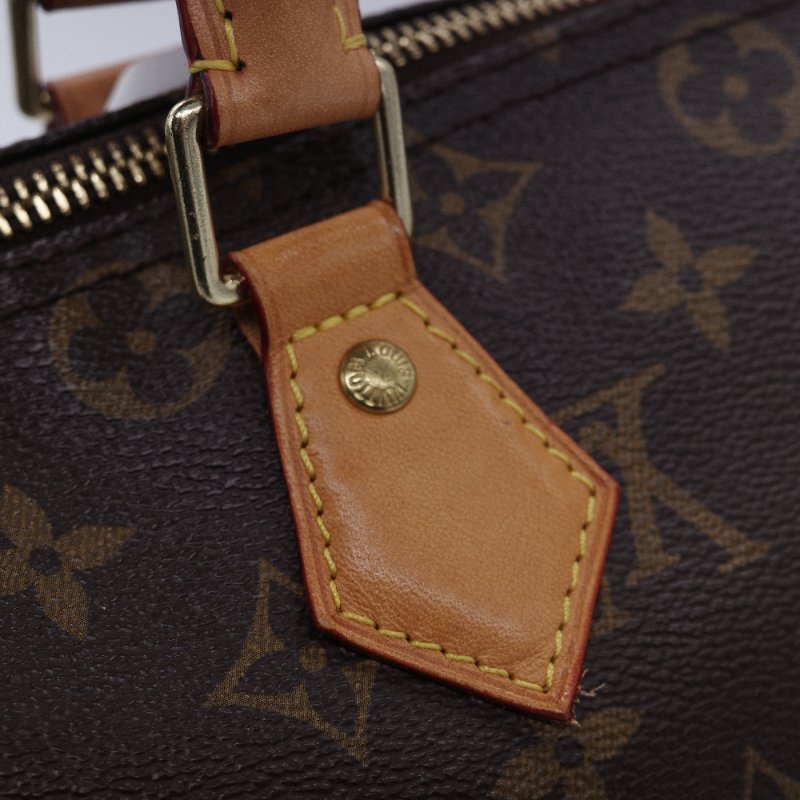 Louis Vuitton 路易威登 Speedy 老花 棕色 帆布 手提包-9