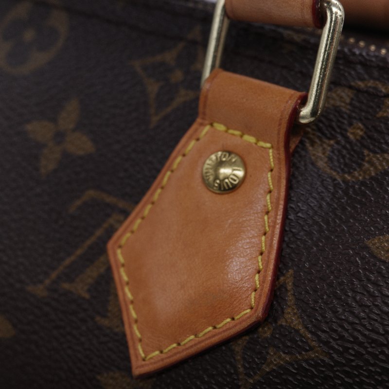 Louis Vuitton 路易威登 Speedy 老花 棕色 帆布 手提包-10