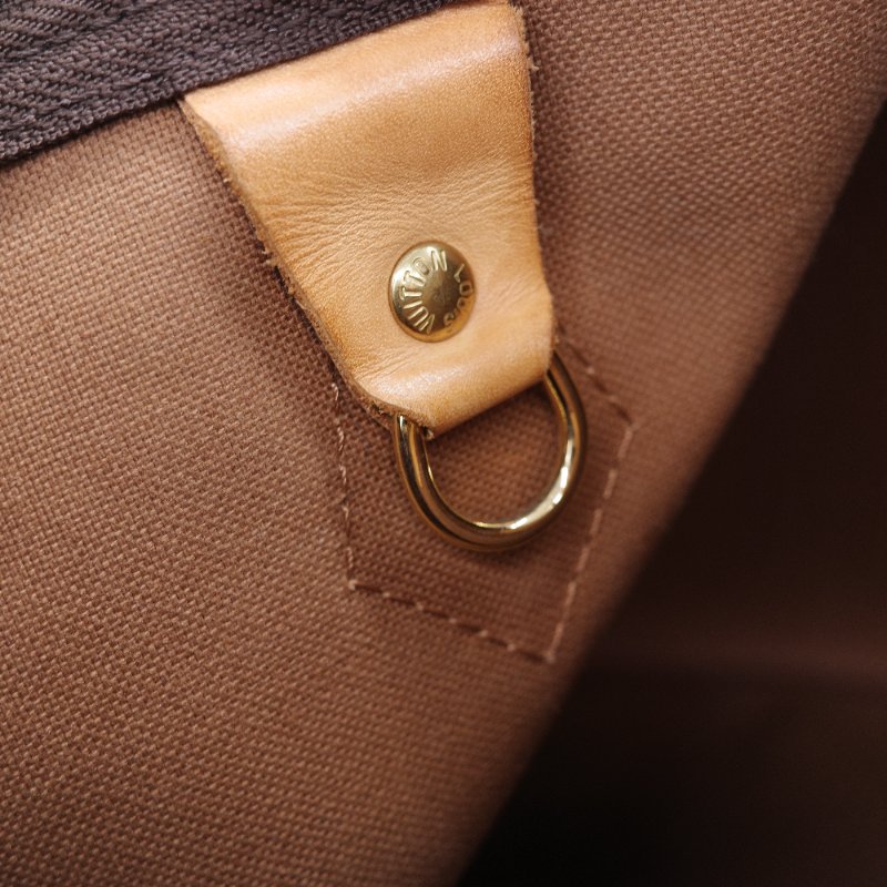 Louis Vuitton 路易威登 Speedy 老花 棕色 帆布 手提包-16