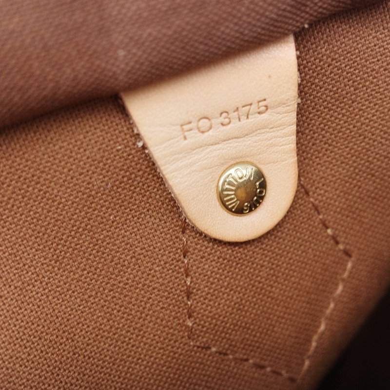 Louis Vuitton 路易威登 Speedy 老花 棕色 帆布 手提包-17