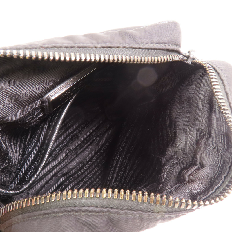 PRADA 尼龍Shoulder Bag銀扣肩背袋-13