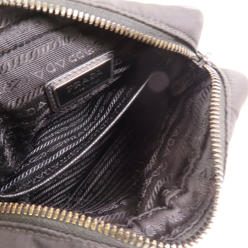 PRADA 尼龍Shoulder Bag銀扣肩背袋-14