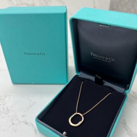 香緹國際精品 852 Tiffany lock 小號 項鏈 #盒裝完整