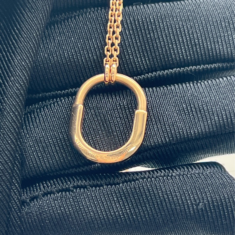 香緹國際精品 852 Tiffany lock 小號 項鏈 #盒裝完整-2
