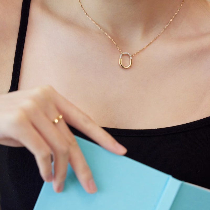 香緹國際精品 852 Tiffany lock 小號 項鏈 #盒裝完整-5