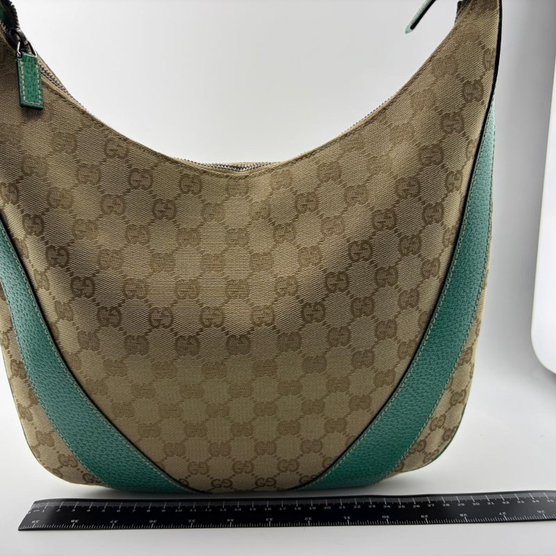 Gucci GG Supreme 老花 Hobo 腋下包-7