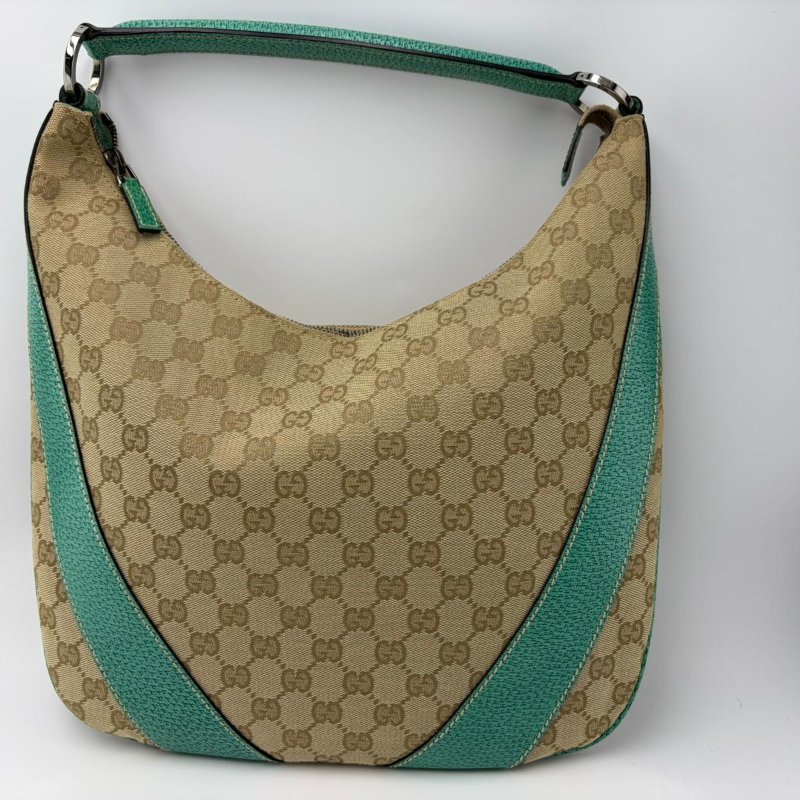 Gucci GG Supreme 老花 Hobo 腋下包-8
