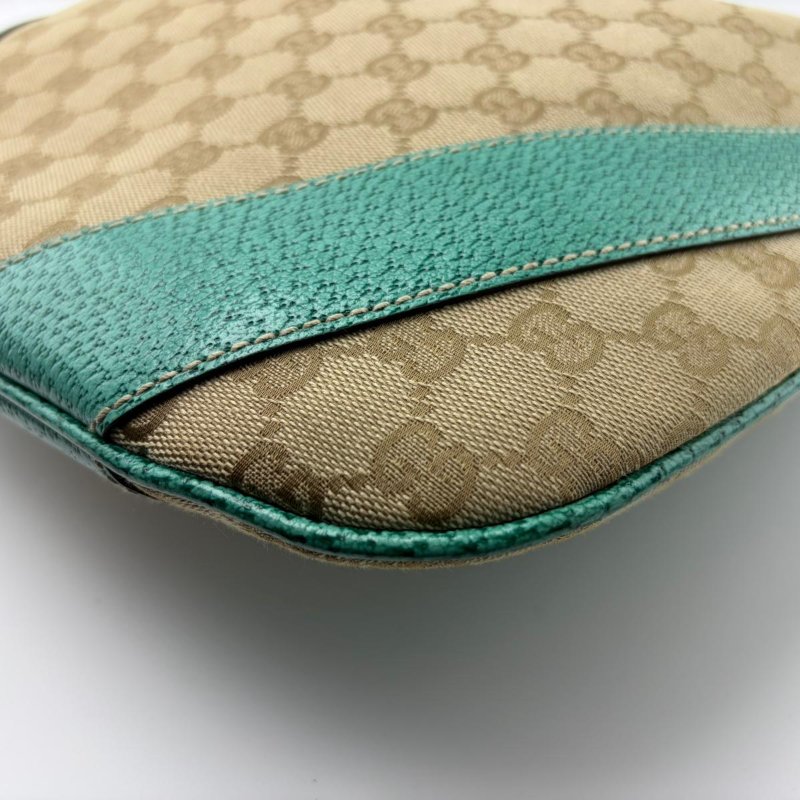 Gucci GG Supreme 老花 Hobo 腋下包-12