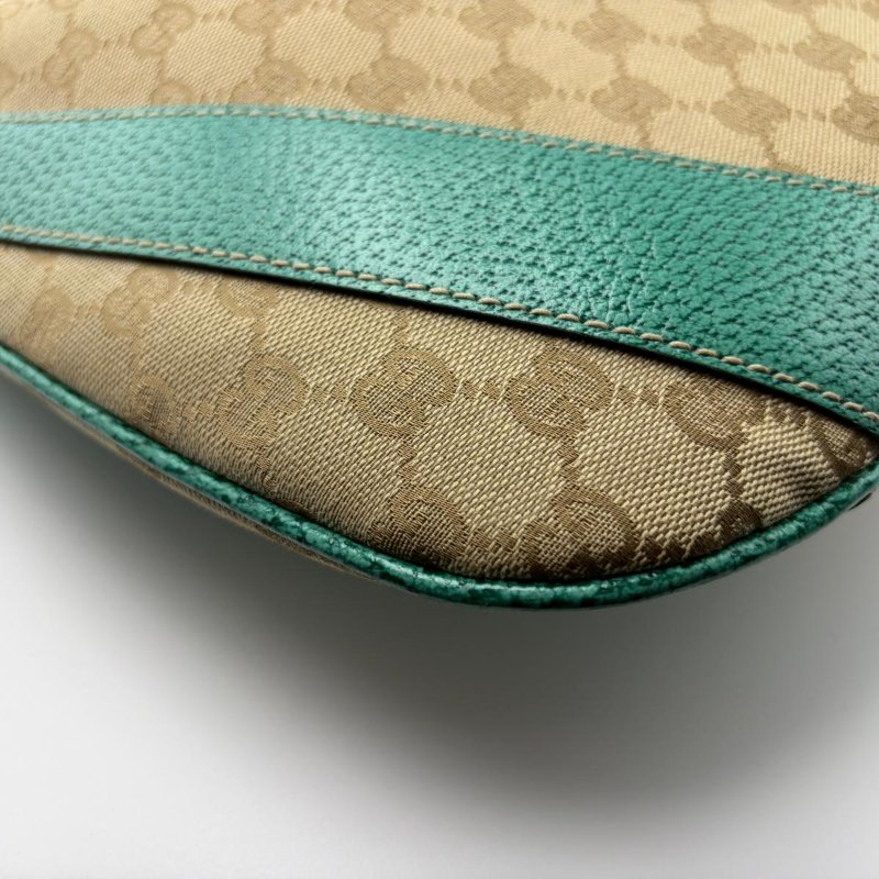 Gucci GG Supreme 老花 Hobo 腋下包-13