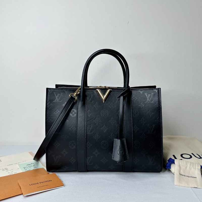 LV Very Tote MM金屬V托特包-0