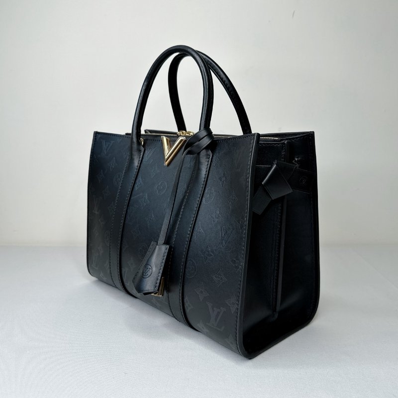 LV Very Tote MM金屬V托特包-2
