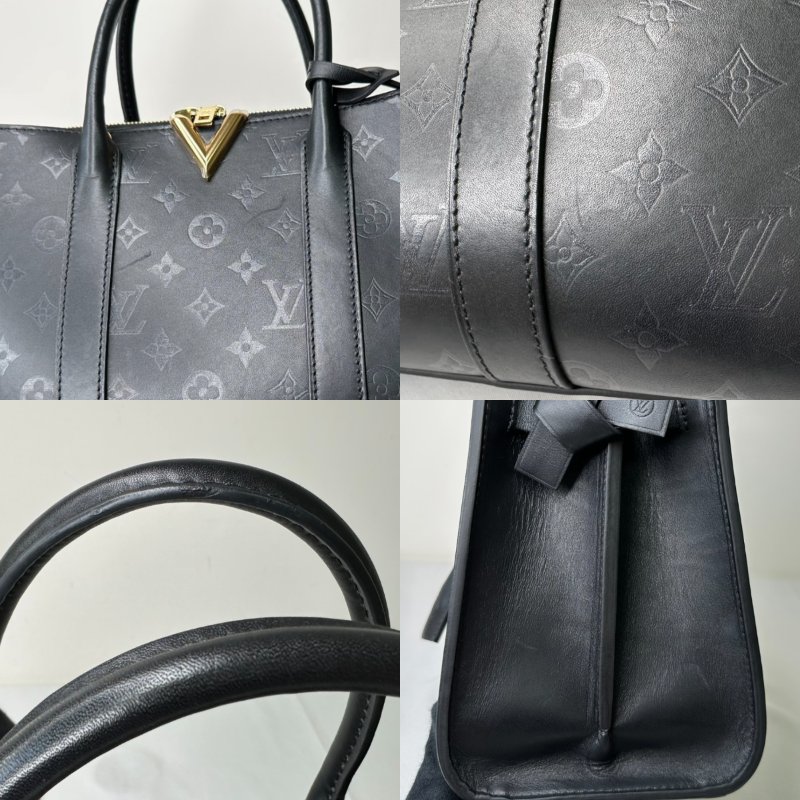 LV Very Tote MM金屬V托特包-7