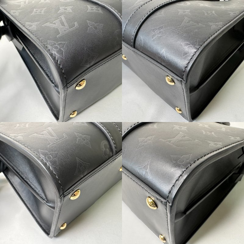 LV Very Tote MM金屬V托特包-10