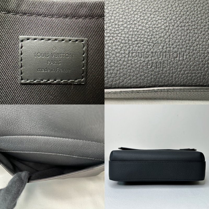 LV 全新Fastline全皮革郵差包-8