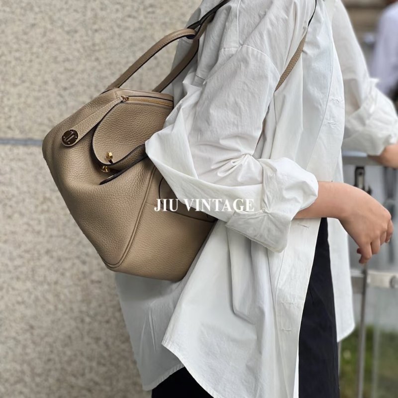 HERMES Lindy 26 - 風衣灰金 Z-1