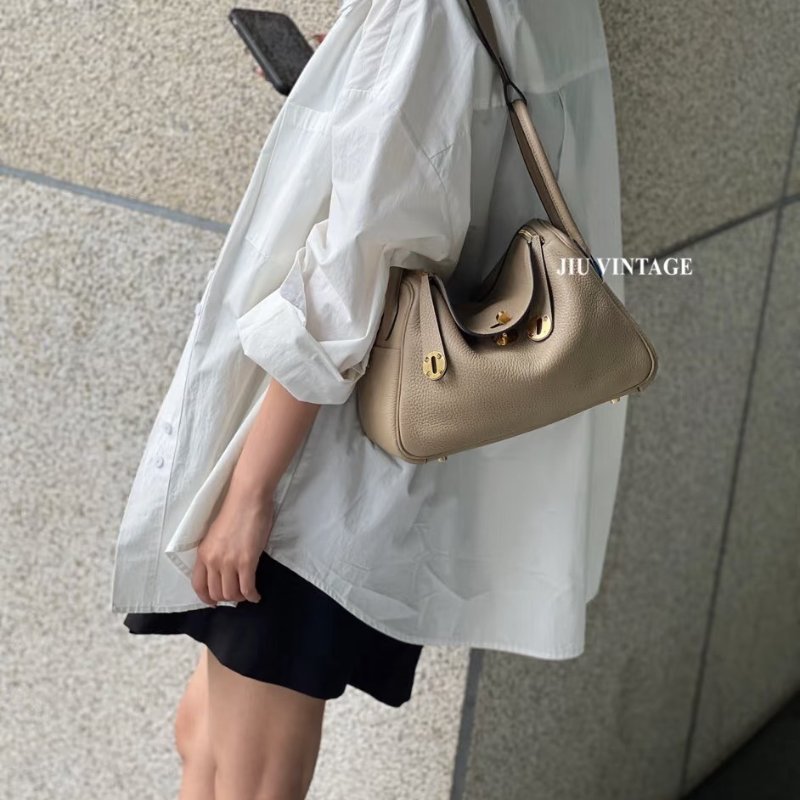 HERMES Lindy 26 - 風衣灰金 Z-10