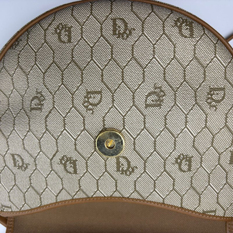 Christian Dior Diorissimo 復古馬鞍包-4