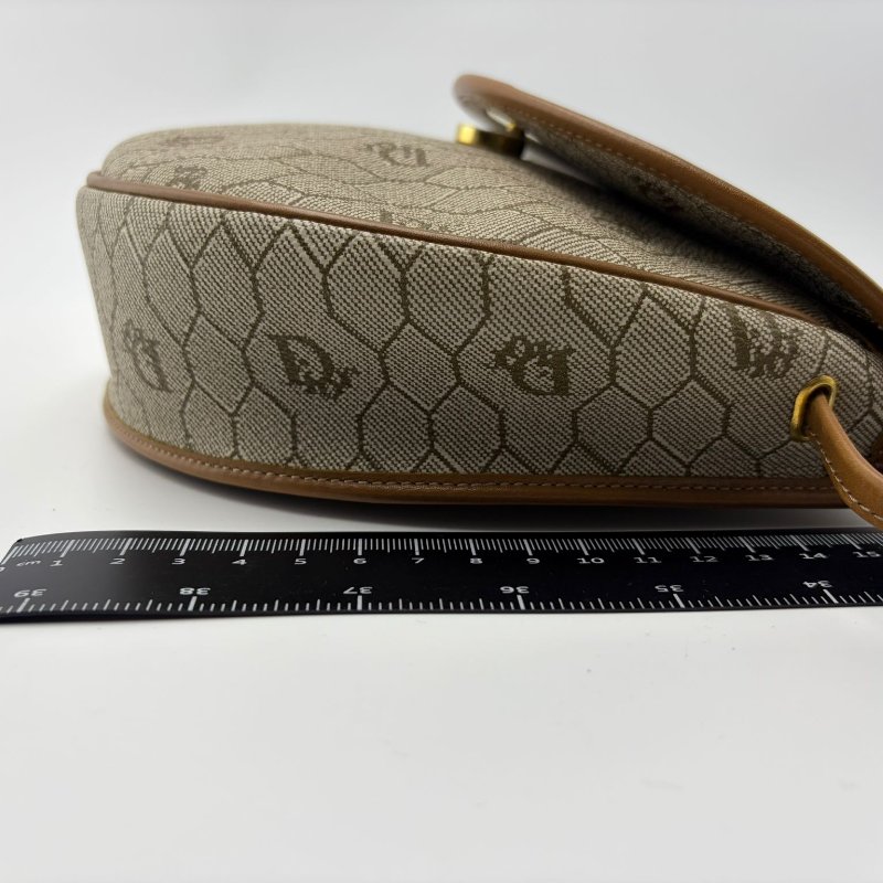 Christian Dior Diorissimo 復古馬鞍包-5