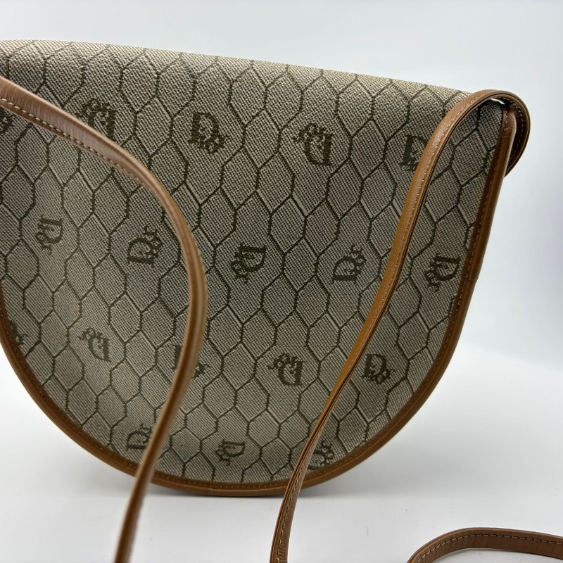 Christian Dior Diorissimo 復古馬鞍包-7