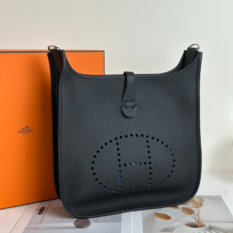 HERMES Evelyne 29 - 黑銀 K-2