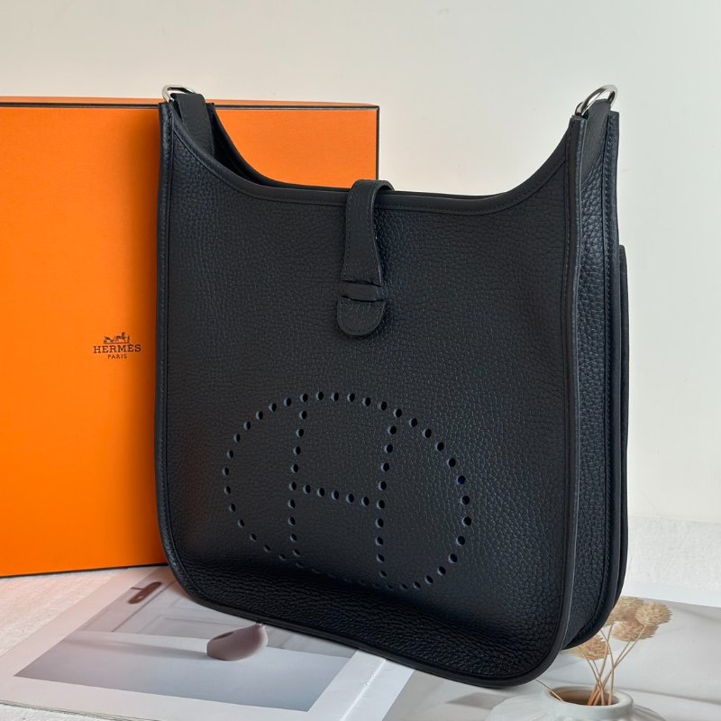 HERMES Evelyne 29 - 黑銀 K-3