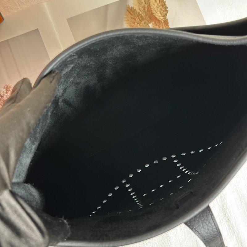 HERMES Evelyne 29 - 黑銀 K-7