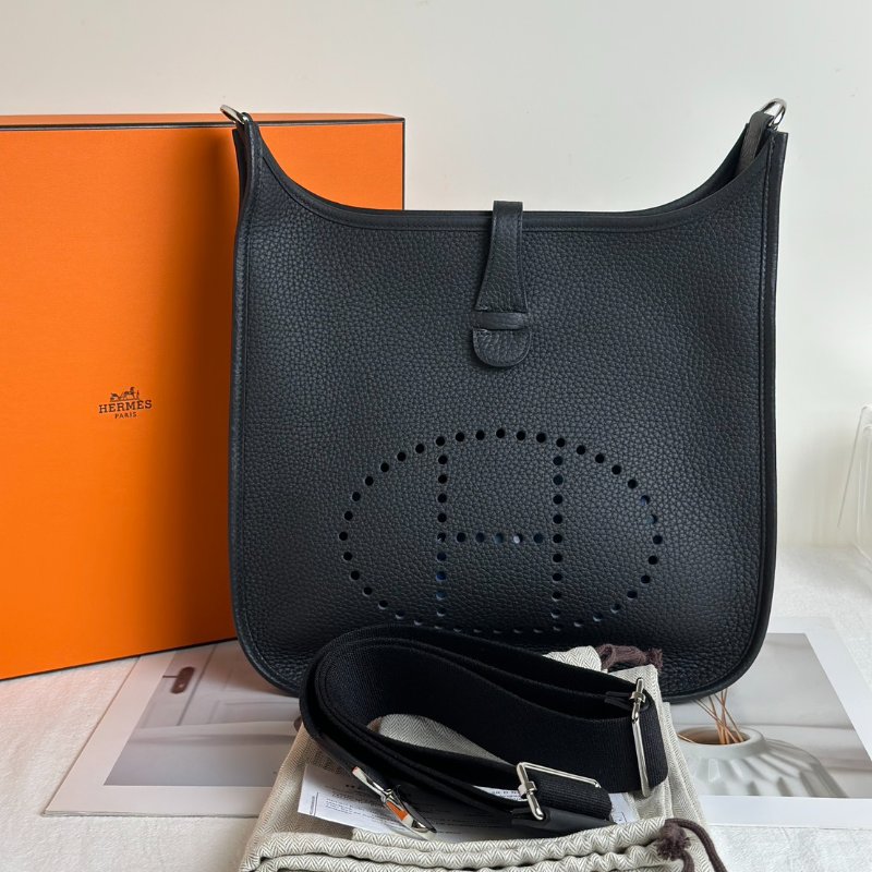 HERMES Evelyne 29 - 黑銀 K-10
