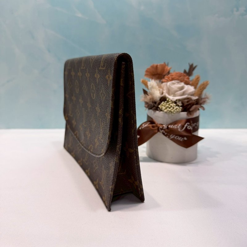 LV Pochette Rabat 23老花手拿包-2