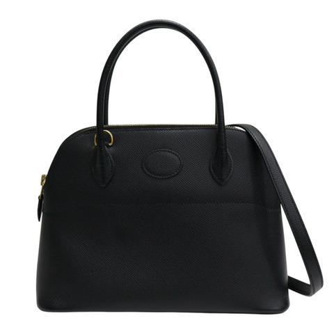 黑色 Epsom牛皮 Bolide 27 柏莉包 两用包 Z刻 金釦【HERMES 愛馬仕】