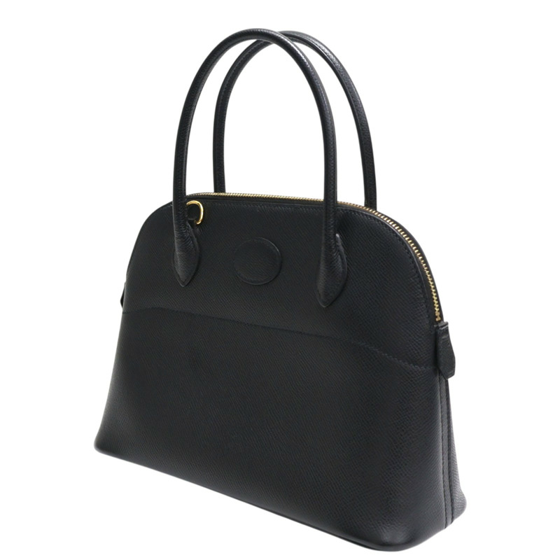 黑色 Epsom牛皮 Bolide 27 柏莉包 两用包 Z刻 金釦【HERMES 愛馬仕】-2