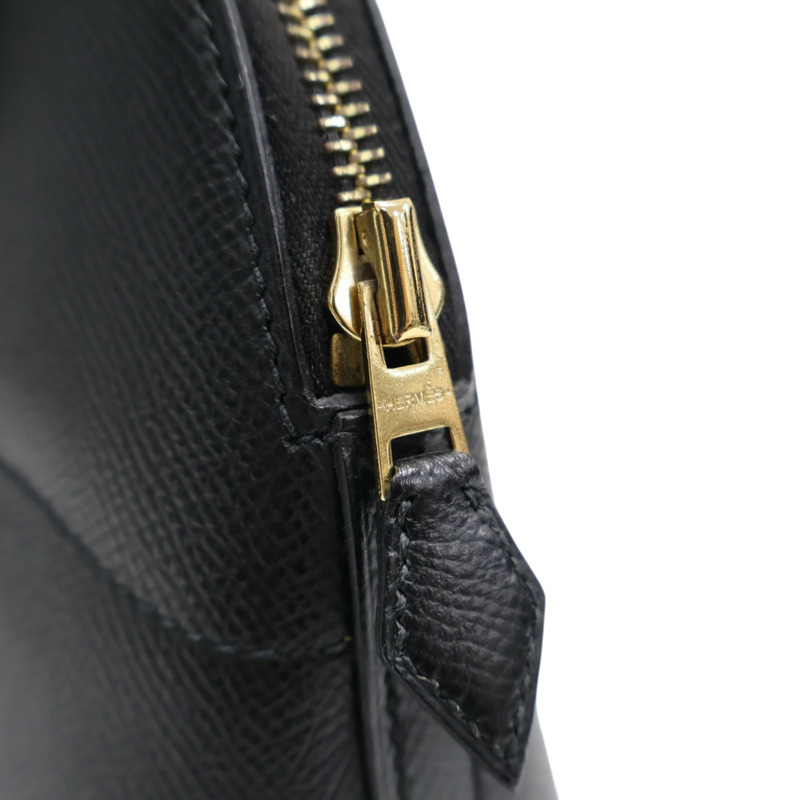 黑色 Epsom牛皮 Bolide 27 柏莉包 两用包 Z刻 金釦【HERMES 愛馬仕】-4