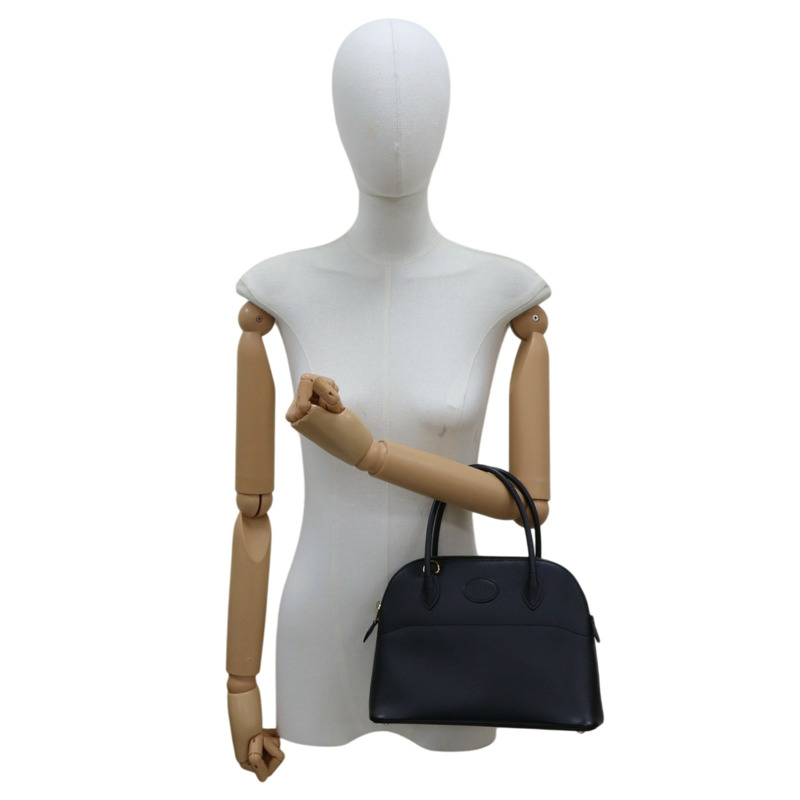 黑色 Epsom牛皮 Bolide 27 柏莉包 两用包 Z刻 金釦【HERMES 愛馬仕】-8