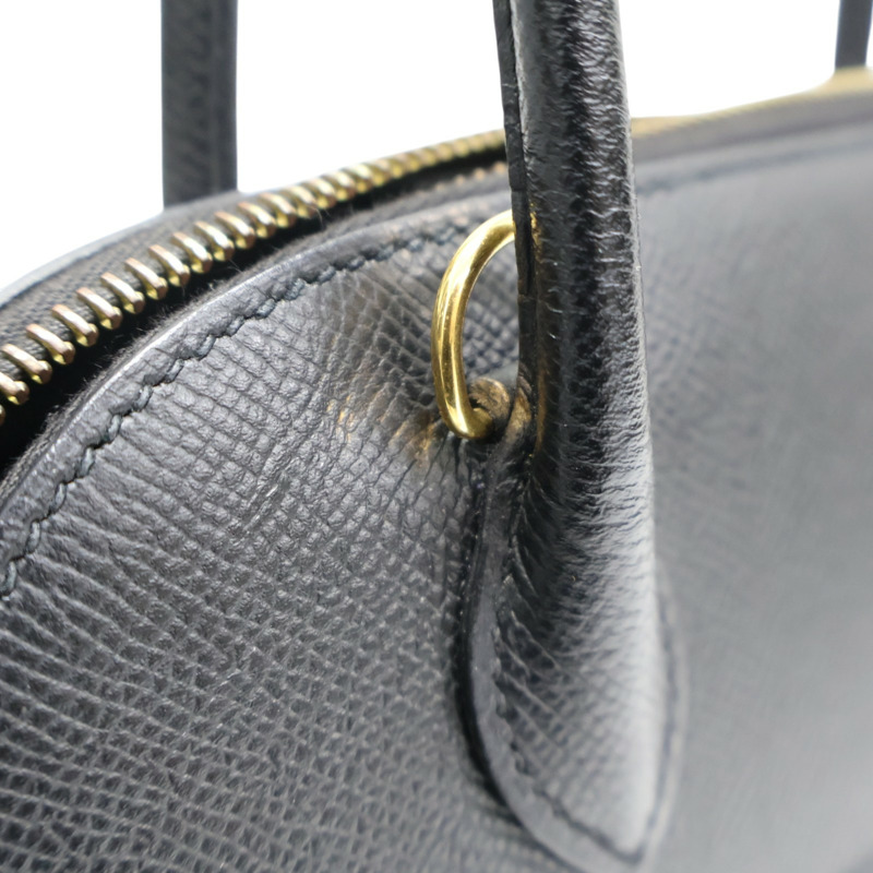 黑色 Epsom牛皮 Bolide 27 柏莉包 两用包 Z刻 金釦【HERMES 愛馬仕】-14