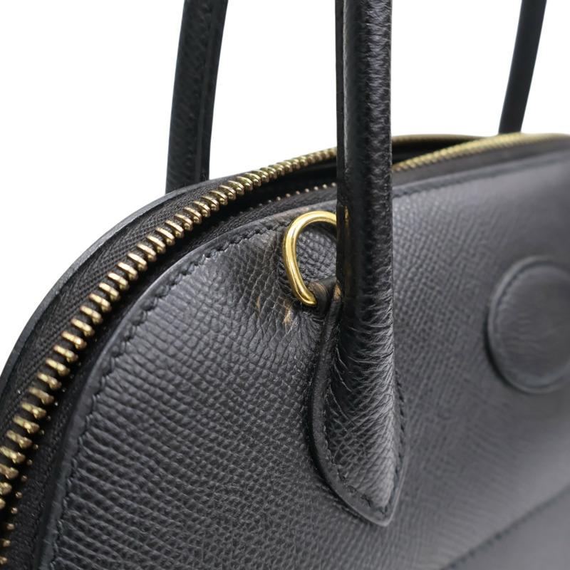 黑色 Epsom牛皮 Bolide 27 柏莉包 两用包 Z刻 金釦【HERMES 愛馬仕】-15
