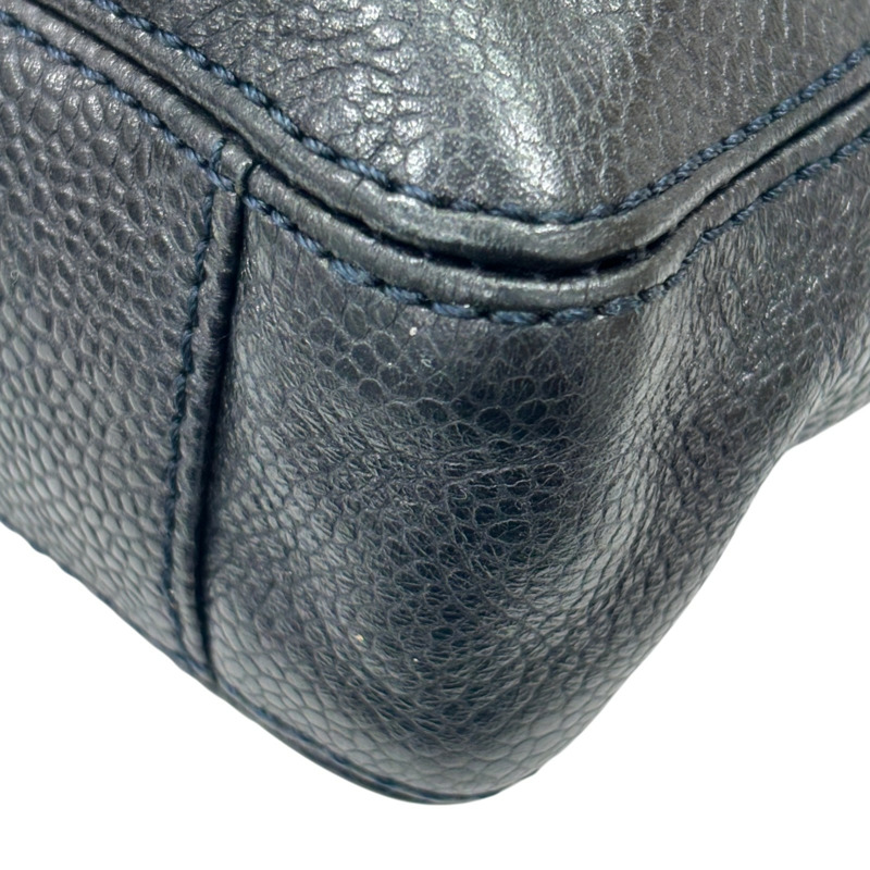 藍色 牛皮 肩背包 托特包【CHANEL 香奈兒】-10