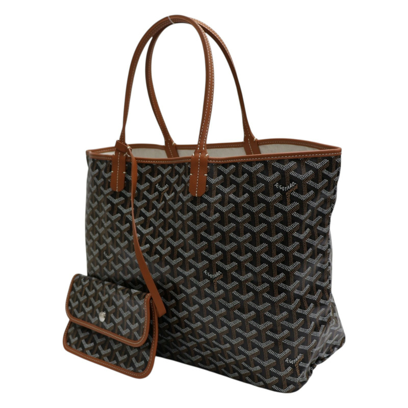 棕色 帆布 Saint Louis PM 托特包 肩背包【GOYARD 高雅德】 STLOUIPMLTY01CL03P-2