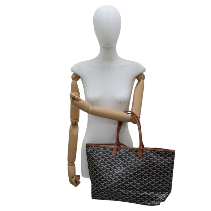 棕色 帆布 Saint Louis PM 托特包 肩背包【GOYARD 高雅德】 STLOUIPMLTY01CL03P-7