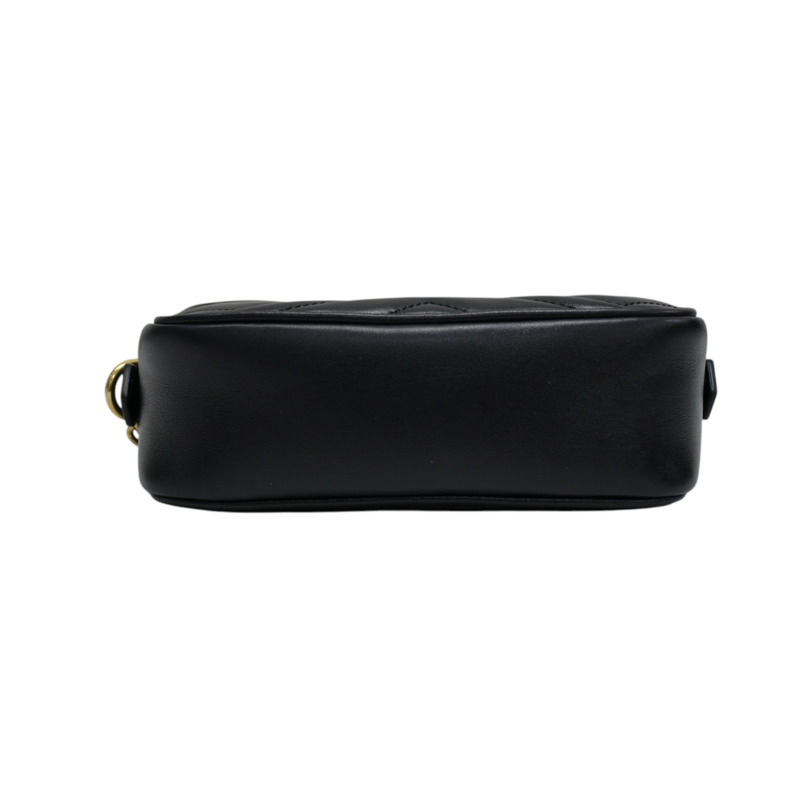 黑色 牛皮 GG Marmont Mini 相機包 肩背包 448065【GUCCI 古馳】 448065-3