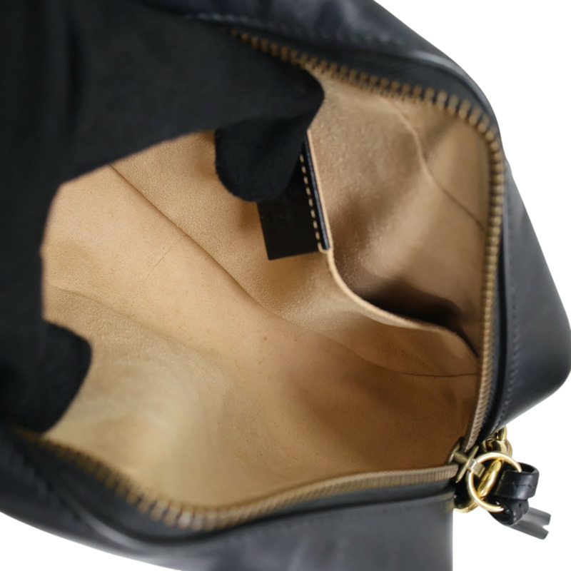 黑色 牛皮 GG Marmont Mini 相機包 肩背包 448065【GUCCI 古馳】 448065-4