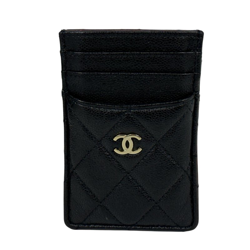 CHANEL CC 荔枝皮 卡包-1