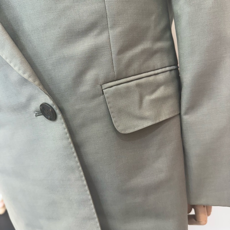 Dior 灰色雙排扣西裝外套 vintage 二手 中古-7