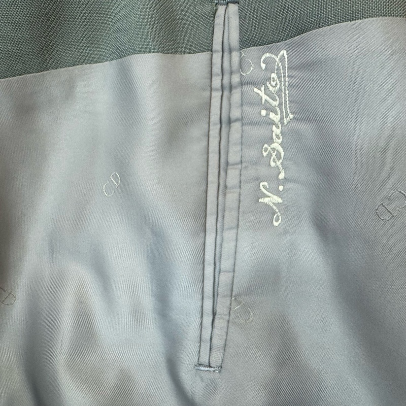 Dior 灰色雙排扣西裝外套 vintage 二手 中古-15