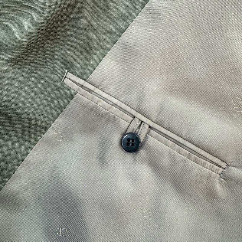 Dior 灰色雙排扣西裝外套 vintage 二手 中古-16