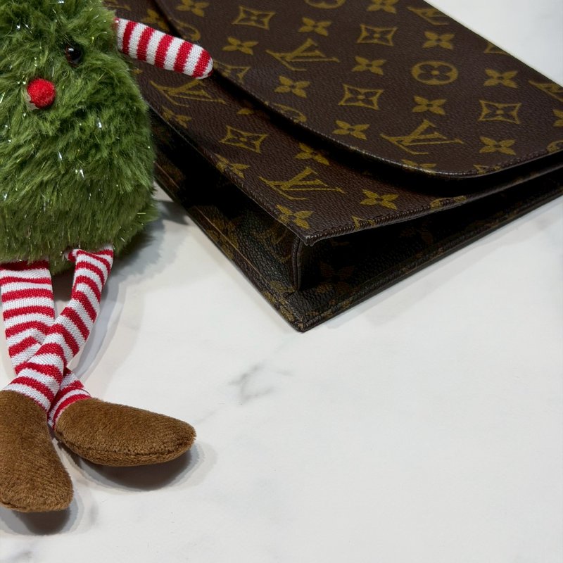 LV Monogram Pochette 23老花手拿包-6