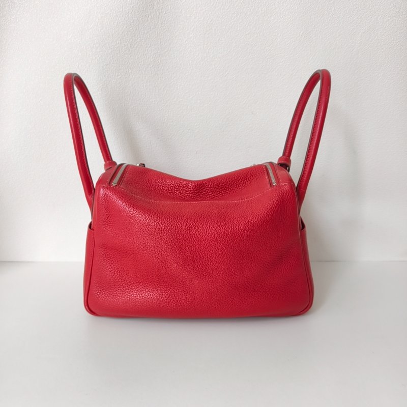 hermes 愛馬仕 lindy 26 國旗紅 框Q 尺寸:26×19×14cm 年份:2013年 97新-1