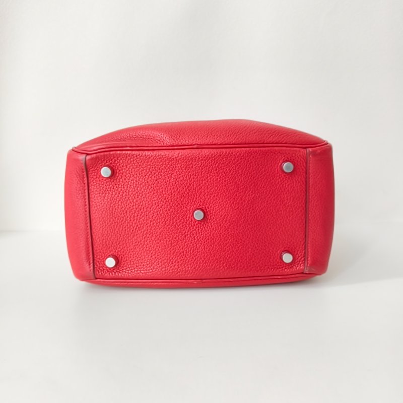 hermes 愛馬仕 lindy 26 國旗紅 框Q 尺寸:26×19×14cm 年份:2013年 97新-5