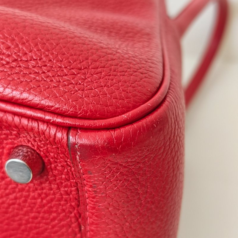 hermes 愛馬仕 lindy 26 國旗紅 框Q 尺寸:26×19×14cm 年份:2013年 97新-11