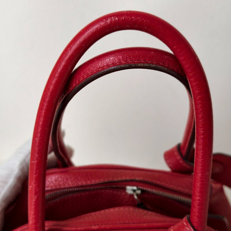 hermes 愛馬仕 lindy 26 國旗紅 框Q 尺寸:26×19×14cm 年份:2013年 97新-12