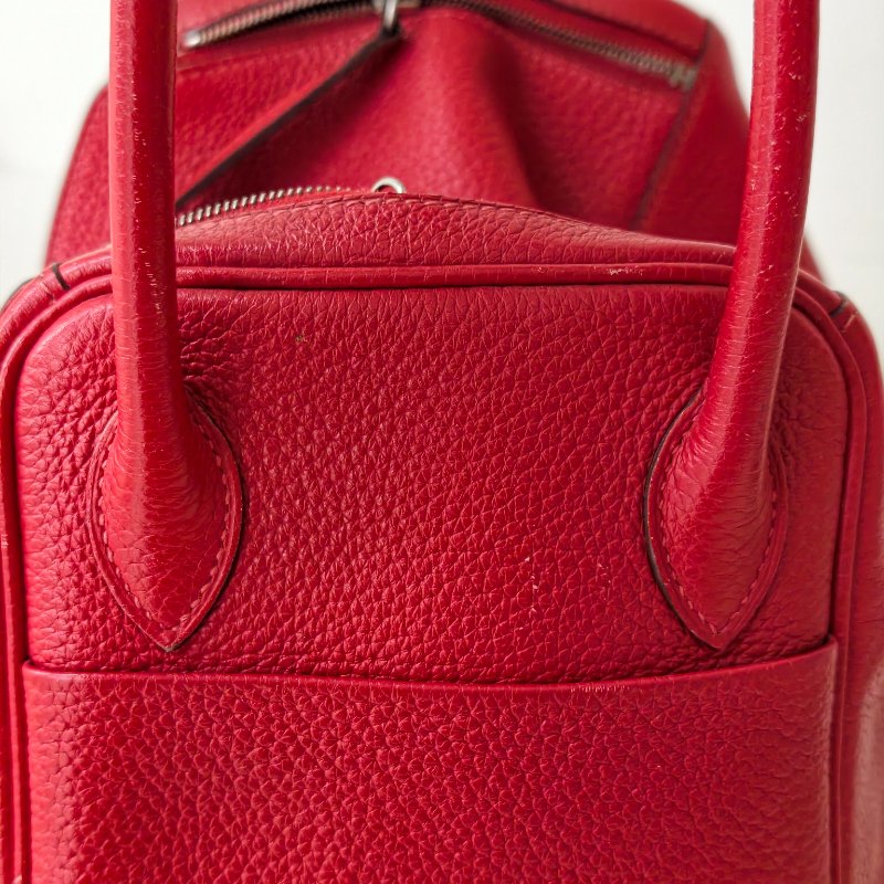 hermes 愛馬仕 lindy 26 國旗紅 框Q 尺寸:26×19×14cm 年份:2013年 97新-14